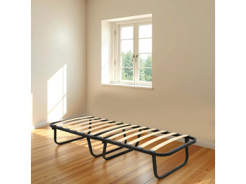 Кровать HOBEL FOLDING BED ECONOM 70x190 BLACK METAL/TIK (1) 
