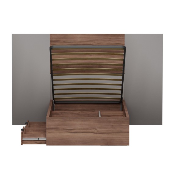 Bed HOBEL EX-E20 90X200 6299/K537 (9) 