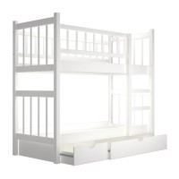 Bed for children HOBEL TWO STOREY EX-B53 SHELF 90X190 WHITE (8) 