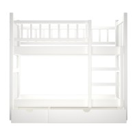 Bed for children HOBEL TWO STOREY EX-B53 SHELF 90X190 WHITE (8) 