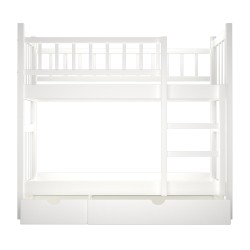 Bed for children HOBEL TWO STOREY EX-B53 SHELF 90X190 WHITE (8) 