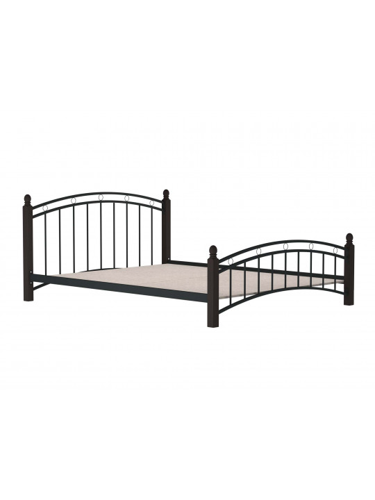 Մահճակալ HOBEL V-LANA-01 160X200 METAL BLACK/BROWN PIGMENT (3) 