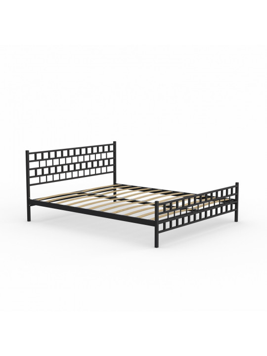 Մահճակալ HOBEL WMX-B-93 160x200 METAL BLACK/BLACK (3) 