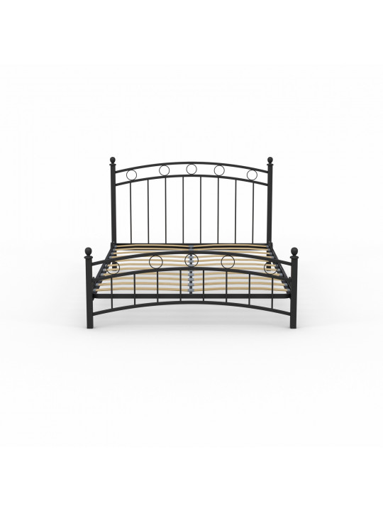 Մահճակալ HOBEL LANA-02 140X200 LM/ METAL BLACK/BLACK (3) 