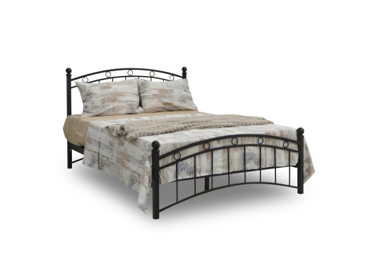 Кровать HOBEL LANA-02 140X200 LM/ METAL BLACK/BLACK (3) 