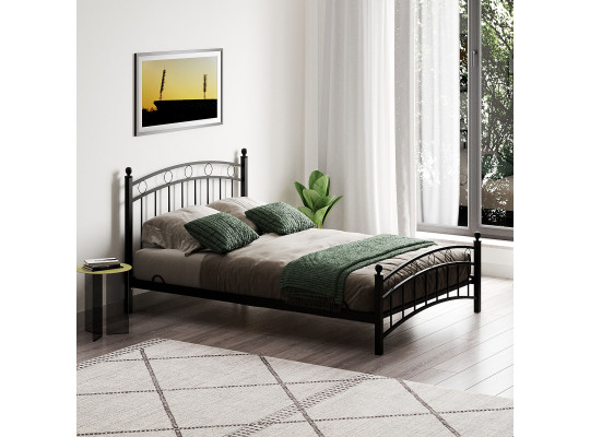 Մահճակալ HOBEL LANA-02 140X200 LM/ METAL BLACK/BLACK (3) 