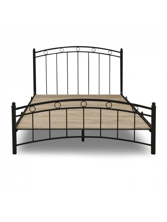 Մահճակալ HOBEL LANA-02 140X200 METAL BLACK/BLACK (3) 