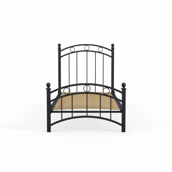 Մահճակալ HOBEL LANA-02 90X200 LM METAL BLACK/BLACK (3) 