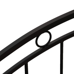 Bed HOBEL LANA-02 90X200 LM METAL BLACK/BLACK (3) 