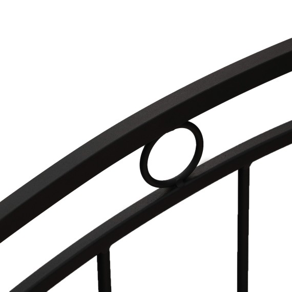 Մահճակալ HOBEL LANA-02 90X200 LM METAL BLACK/BLACK (3) 
