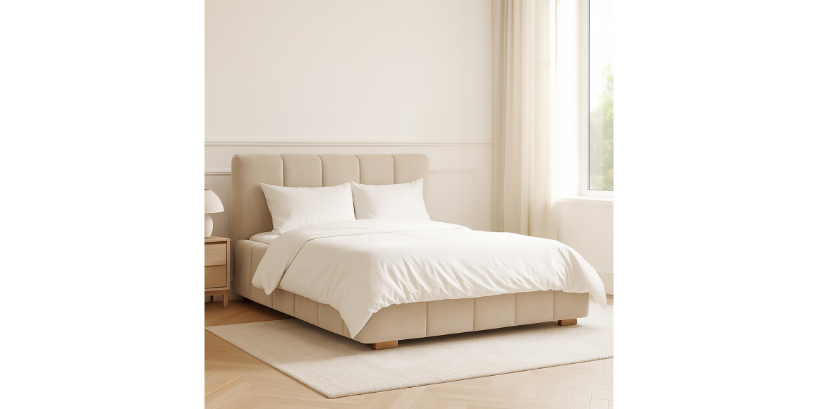 Кровать HOBEL SLEEP 160X200 CREAM BONCUK 4 (7) 