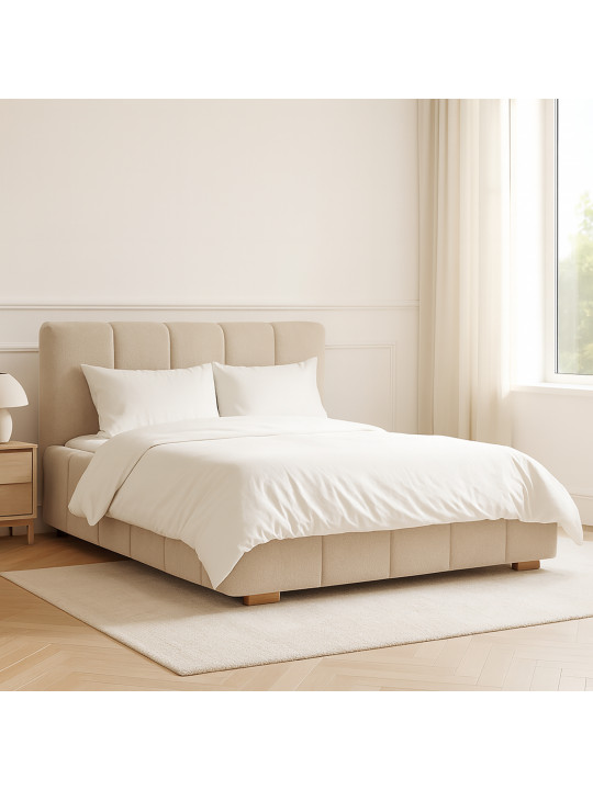 Մահճակալ HOBEL SLEEP 160X200 CREAM BONCUK 4 (7) 