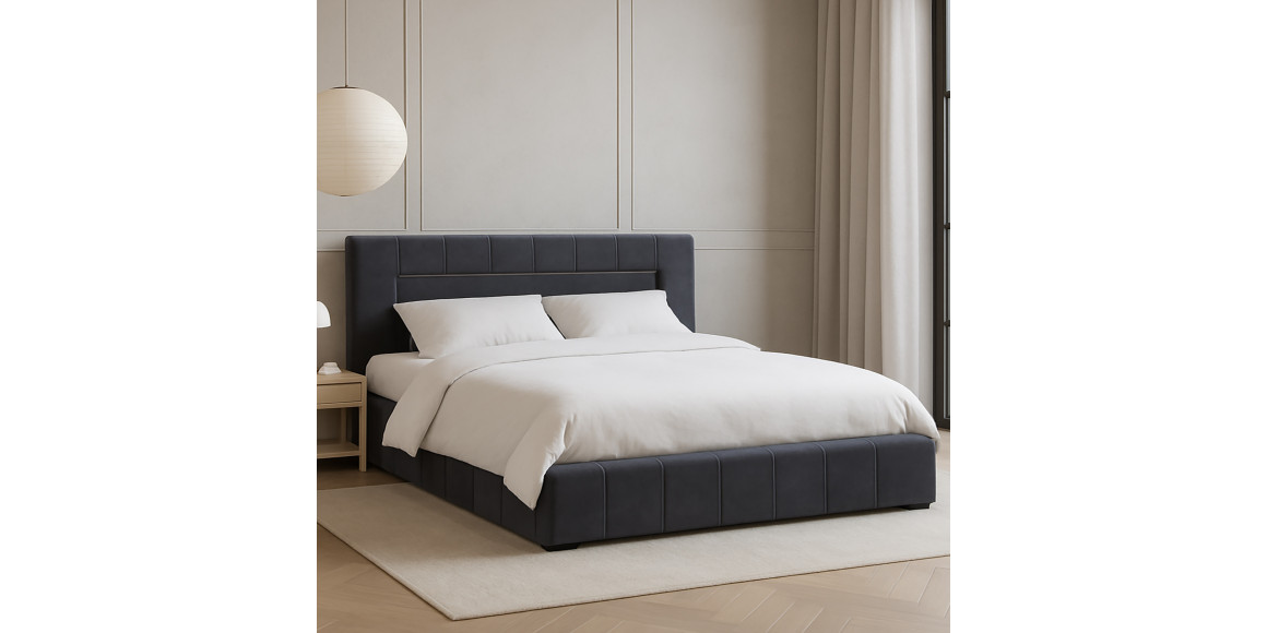 Bed HOBEL TEDDY 180X200 GREY CATALANA 8 (6) 