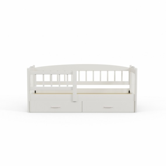 Детский кровать HOBEL TEDDY 80X190 WHITE SHELF (5) 