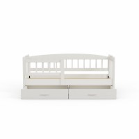 Bed for children HOBEL TEDDY 80X190 WHITE SHELF (5) 