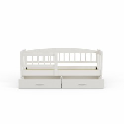 Bed for children HOBEL TEDDY 80X190 WHITE SHELF (5) 