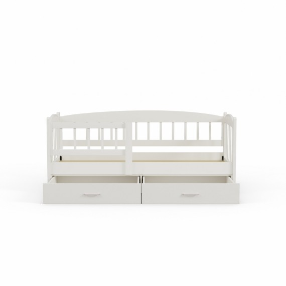 Детский кровать HOBEL TEDDY 80X190 WHITE SHELF (5) 