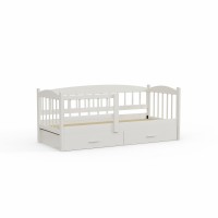 Bed for children HOBEL TEDDY 80X190 WHITE SHELF (5) 
