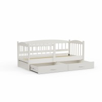 Bed for children HOBEL TEDDY 80X190 WHITE SHELF (5) 