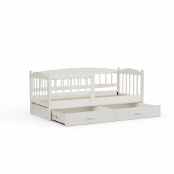 Bed for children HOBEL TEDDY 80X190 WHITE SHELF (5) 