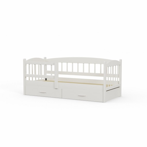 Детский кровать HOBEL TEDDY 80X190 WHITE SHELF (5) 