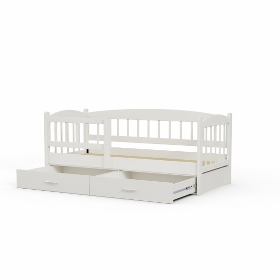 Детский кровать HOBEL TEDDY 80X190 WHITE SHELF (5) 