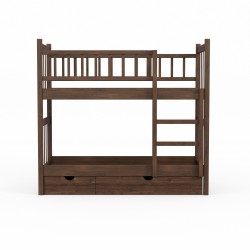 Bed for children HOBEL TWO-STOREY EX-B53 SHELF 90X190 BROWN PIGMENT/K090 (8) 