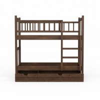 Bed for children HOBEL TWO-STOREY EX-B53 SHELF 90X190 BROWN PIGMENT/K090 (8) 