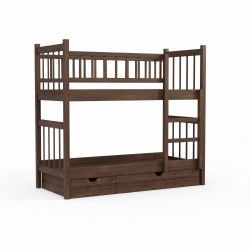 Bed for children HOBEL TWO-STOREY EX-B53 SHELF 90X190 BROWN PIGMENT/K090 (8) 