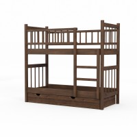 Bed for children HOBEL TWO-STOREY EX-B53 SHELF 90X190 BROWN PIGMENT/K090 (8) 
