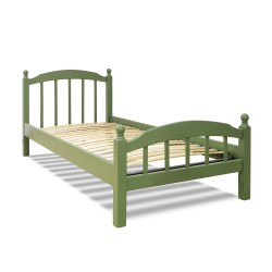 Bed HOBEL V-LANA-03 WOOD 90X200 6003 OLIVE GREEN (3) 