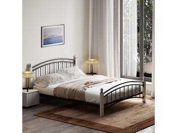 Մահճակալ HOBEL V-LANA-01 160X200 METAL BLACK/ANTIC GREY (3) 