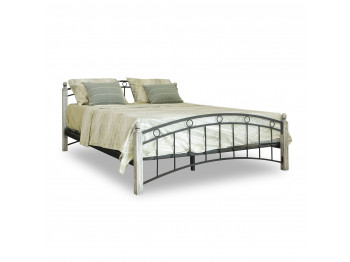 Bed HOBEL V-LANA-01 160X200 METAL BLACK/ANTIC GREY (3) 