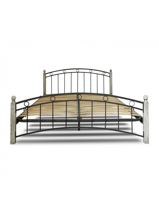 Bed HOBEL V-LANA-01 160X200 METAL BLACK/ANTIC GREY (3) 