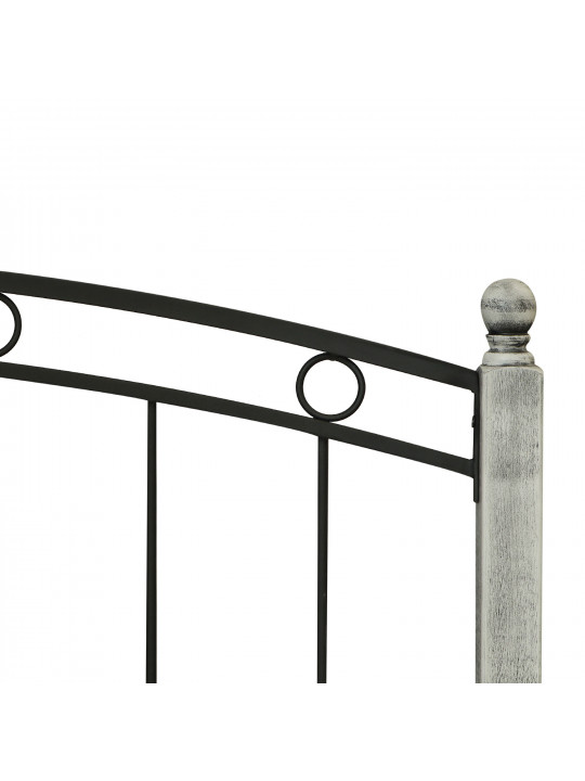 Bed HOBEL V-LANA-01 160X200 METAL BLACK/ANTIC GREY (3) 