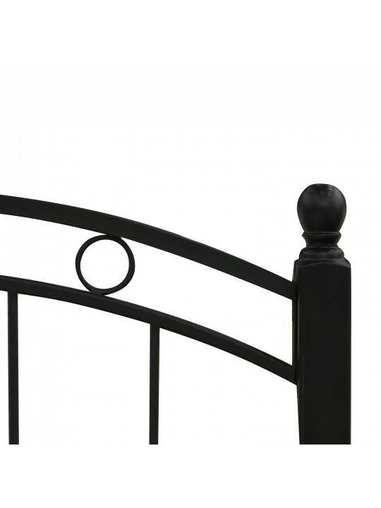 Մահճակալ HOBEL V-LANA-01 90X200 METAL BLACK / CHOCOLATE PIGMENT (3) 