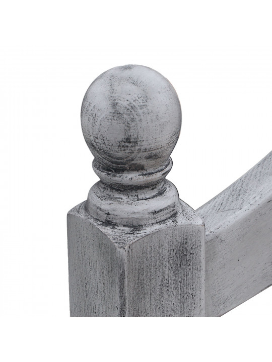 Кровать HOBEL V-LANA-03 WOOD 140X200 ANTIK GREY (3) 