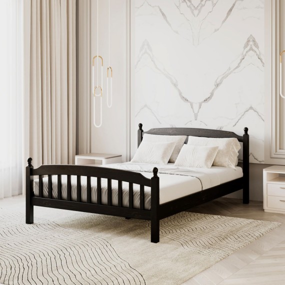 Bed HOBEL V-LANA-03 WOOD 140X200 CHOCOLATE PIGMENT LM (4) 