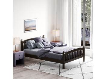 Մահճակալ HOBEL V-LANA-03 WOOD 140X200 DARK CHOCOLATE (4) 