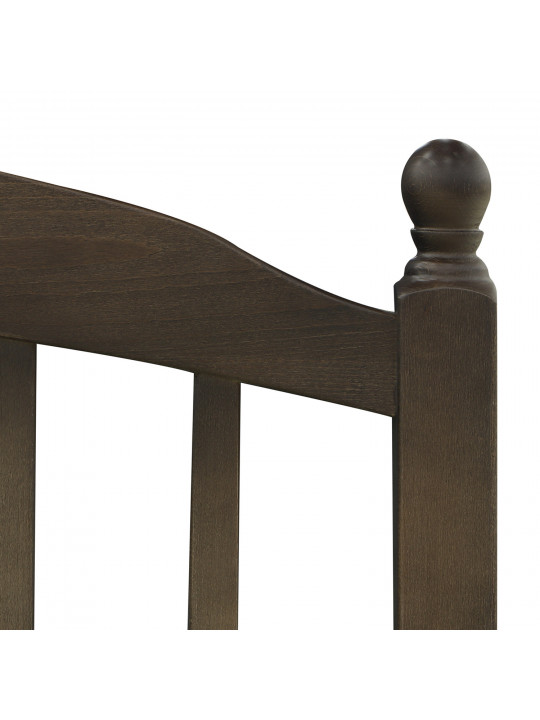 Մահճակալ HOBEL V-LANA-03 WOOD 140X200 DARK CHOCOLATE (4) 