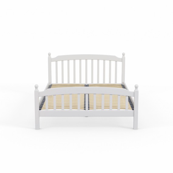 Bed HOBEL V-LANA-03 WOOD 140X200 WHITE LM (4) 