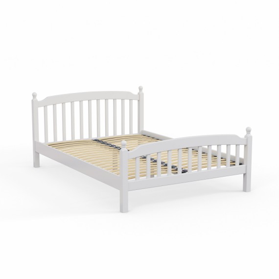 Bed HOBEL V-LANA-03 WOOD 140X200 WHITE LM (4) 