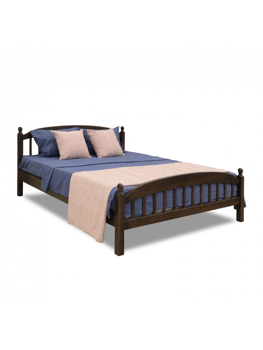 Մահճակալ HOBEL V-LANA-03 WOOD 160X200 BROWN PIGMENT (4) 