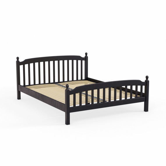 Bed HOBEL V-LANA-03 WOOD 160X200 CHOCOLATE PIGMENT LM (4) 
