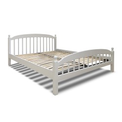 Bed HOBEL V-LANA-03 WOOD 160X200 WHITE LM (4) 