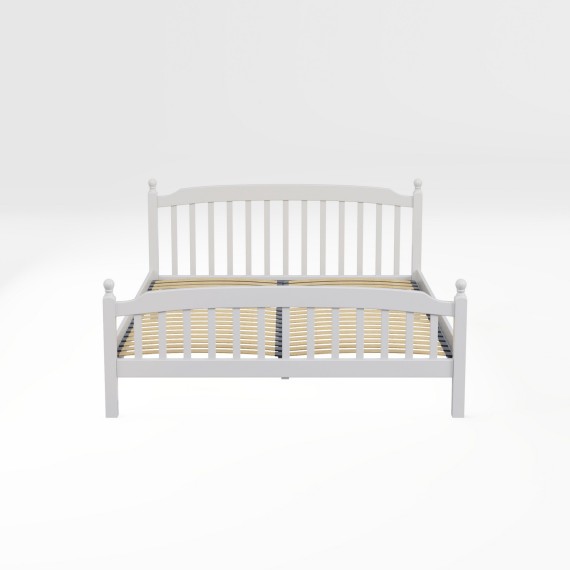 Bed HOBEL V-LANA-03 WOOD 160X200 WHITE LM (4) 