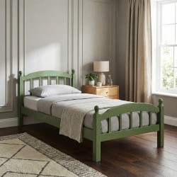 Bed HOBEL V-LANA-03 WOOD 90X200 6003 OLIVE GREEN (3) 