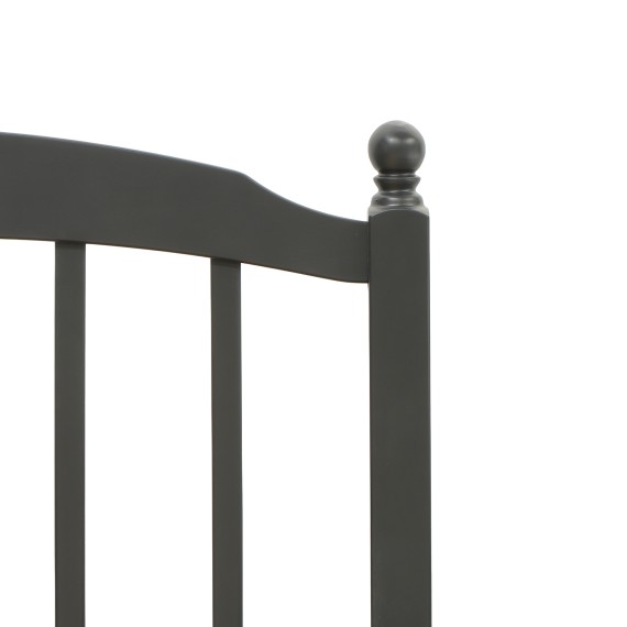Кровать HOBEL V-LANA-03 WOOD 90X200 7021 BLACK GREY (3) 