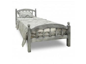 Bed HOBEL V-LANA-03 WOOD 90X200 ANTIK GREY (3) 