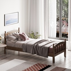 Bed HOBEL V-LANA-03 WOOD 90X200 BROWN PIGMENT LM (3) 